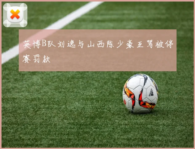 英博B队刘逸与山西陈少豪互骂被停赛罚款