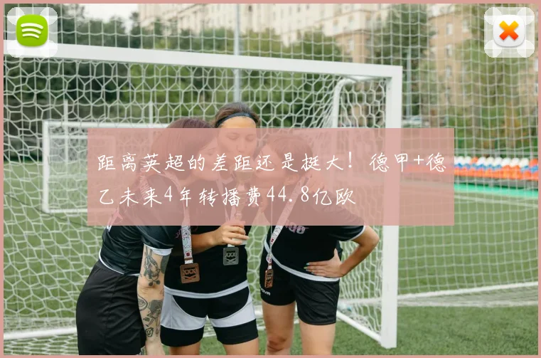 距离英超的差距还是挺大！德甲+德乙未来4年转播费44.8亿欧